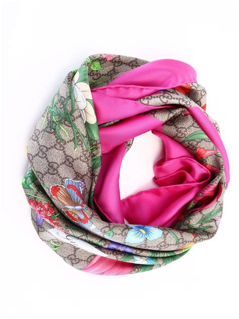 pink & black floral scarf gucci|pink website.